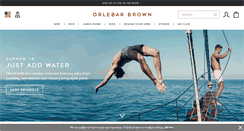 Desktop Screenshot of orlebarbrown.com